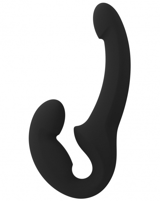 Черный безремневой страпон Share Lite - Fun Factory - купить с доставкой в Миассе