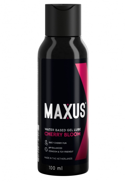 Лубрикант на водной основе MAXUS Cherry Bloom - 100 мл. - Maxus - купить с доставкой в Миассе