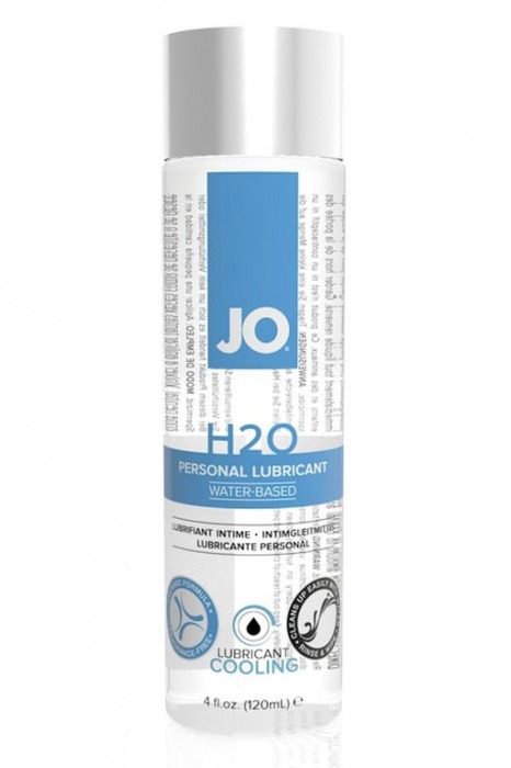 Охлаждающий лубрикант на водной основе JO Personal Lubricant H2O COOLING - 120 мл. - System JO - купить с доставкой в Миассе