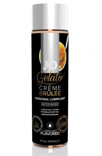 Лубрикант с ароматом крем-брюле JO GELATO CREME BRULEE - 120 мл. - System JO - купить с доставкой в Миассе
