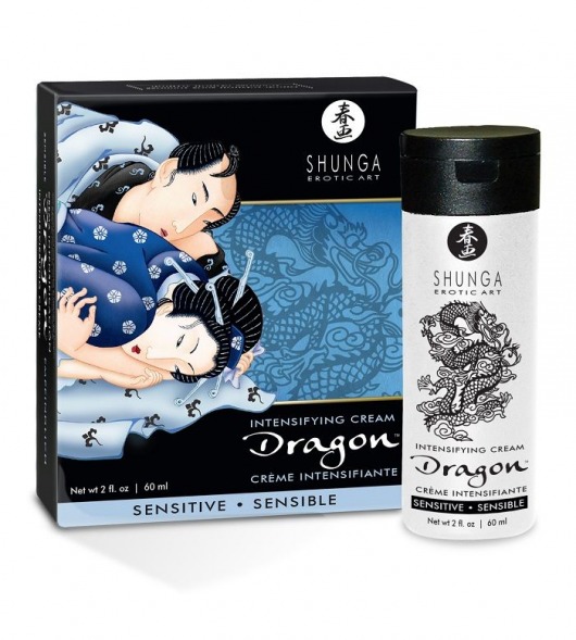 Интимный мужской крем SHUNGA DRAGON SENSITIVE - 60 мл. - Shunga - купить с доставкой в Миассе
