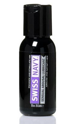 Возбуждающий гель-лубрикант на водной основе Sensual Arousal Lubricant  - 29,5 мл. - Swiss navy - купить с доставкой в Миассе