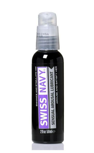 Возбуждающий гель-лубрикант на водной основе Sensual Arousal Lubricant - 59 мл. - Swiss navy - купить с доставкой в Миассе