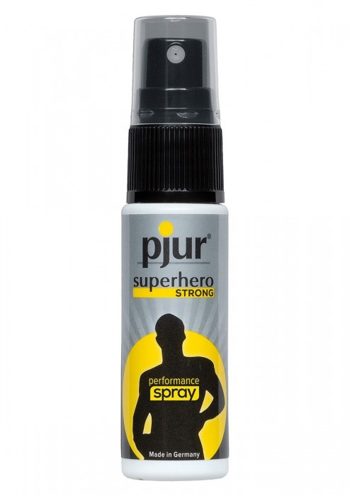 Спрей-пролонгатор длительного действия pjur SUPERHERO Strong Spray - 20 мл. - Pjur - купить с доставкой в Миассе