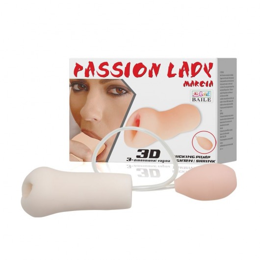Мастурбатор Passion Lady Marcia с грушей для имитации посасывания - Baile - в Миассе купить с доставкой