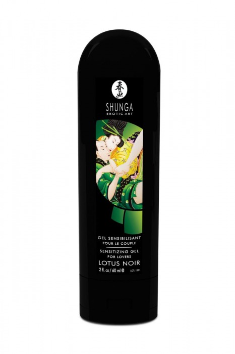 Интимный гель для пар, усиливающий наслаждение, Lotus Noir - 60 мл. - Shunga - купить с доставкой в Миассе