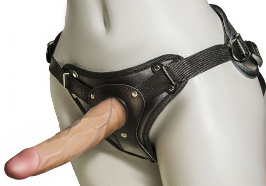 Женский страпон с вагинальной пробкой Woman Strap - 18 см. - LOVETOY (А-Полимер) - купить с доставкой в Миассе