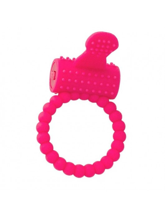 Розовое силиконовое виброкольцо A-toys - A-toys - в Миассе купить с доставкой