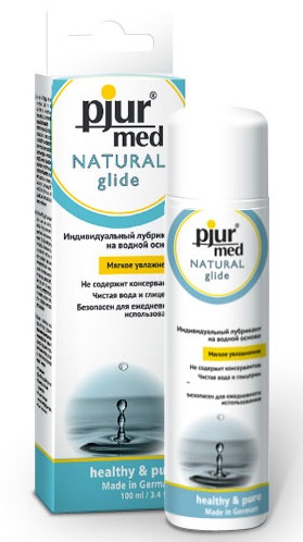 Нейтральный лубрикант на водной основе pjur MED Natural glide - 100 мл. - Pjur - купить с доставкой в Миассе