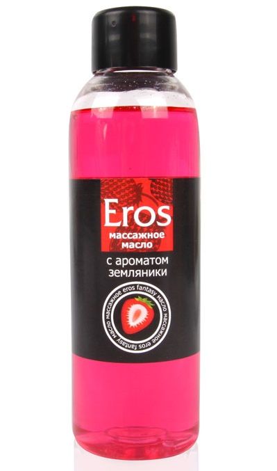Массажное масло Eros fantasy с ароматом земляники - 75 мл. - Биоритм - купить с доставкой в Миассе