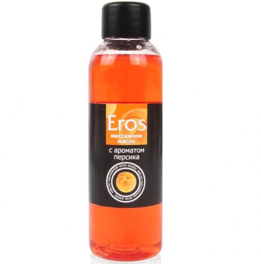 Массажное масло Eros exotic с ароматом персика - 75 мл. - Биоритм - купить с доставкой в Миассе