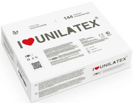 Ультратонкие презервативы Unilatex Ultra Thin - 144 шт. - Unilatex - купить с доставкой в Миассе