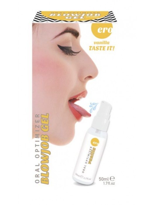 Увлажняющий гель для орального секса с ароматом ванили - 50 мл. - Ero - купить с доставкой в Миассе