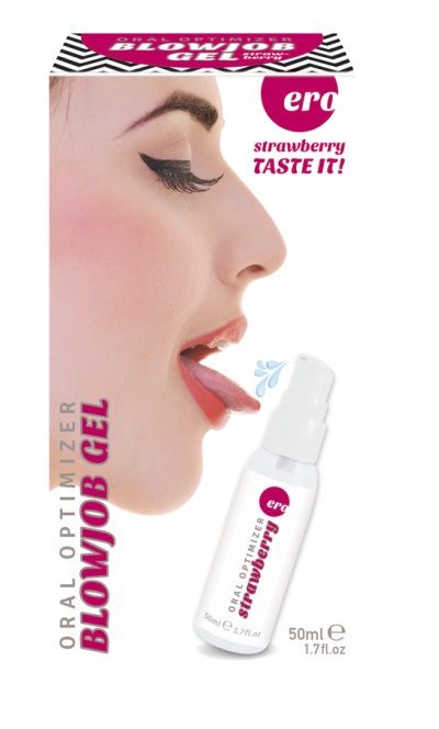 Увлажняющий гель для орального секса с ароматом клубники - 50 мл. - Ero - купить с доставкой в Миассе