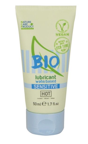 Органический лубрикант для чувствительной кожи Bio Sensitive - 50 мл. - HOT - купить с доставкой в Миассе