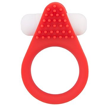 Красное эрекционное кольцо LIT-UP SILICONE STIMU RING 1 RED - Dream Toys - в Миассе купить с доставкой