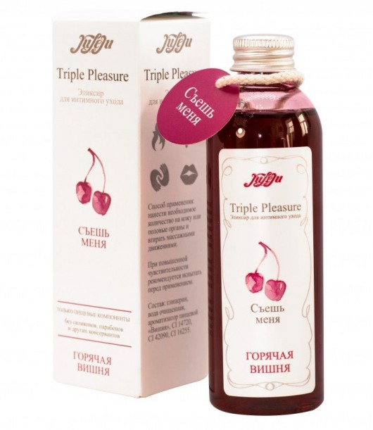 Эликсир Triple Pleasure  Горячая вишня  - 130 гр. - JULEJU - купить с доставкой в Миассе