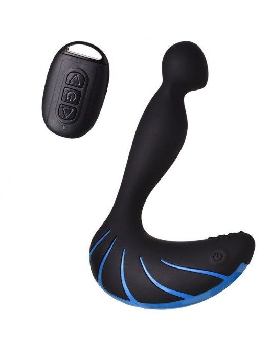 Чёрно-синий массажер простаты Erotist Third - Erotist Adult Toys - в Миассе купить с доставкой