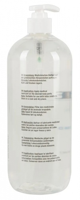 Гель-смазка на водной основе JUSTGLIDE - 1000 мл. - Orion - купить с доставкой в Миассе