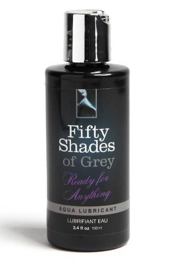 Лубрикант на водной основе Ready for Anything Aqua Lubricant - 100 мл. - Fifty Shades of Grey - купить с доставкой в Миассе