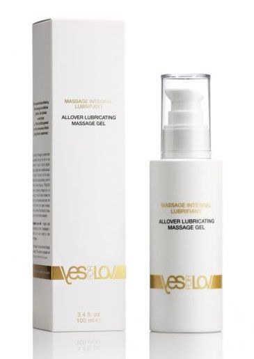 Массажный гель-смазка на силиконовой основе Allover Massage Gel - 100 мл. - YESforLOV - купить с доставкой в Миассе