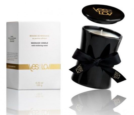 Массажная свеча Titillating Massage Candle - 120 мл. - YESforLOV - купить с доставкой в Миассе