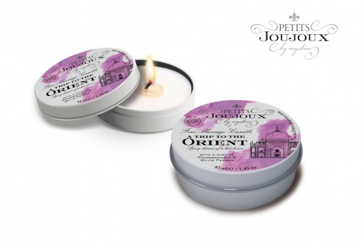 Массажная свеча Petits Joujoux Orient с ароматом граната и белого перца - 33 гр. - MyStim - купить с доставкой в Миассе