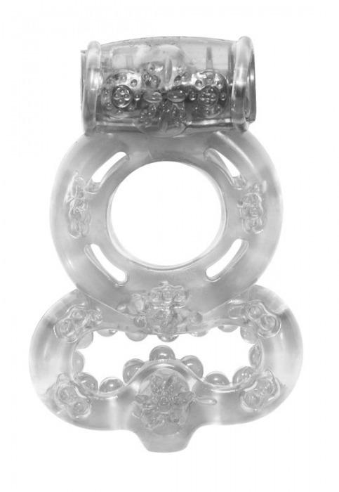 Прозрачное эрекционное кольцо Rings Treadle с подхватом - Lola Games - в Миассе купить с доставкой
