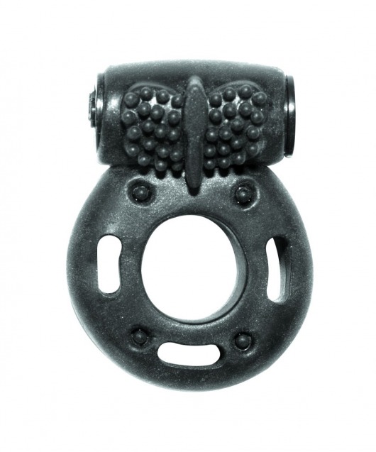 Черное эрекционное кольцо с вибрацией Rings Axle-pin - Lola Games - в Миассе купить с доставкой