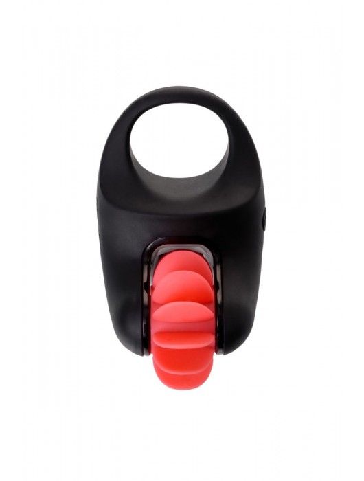 Чёрно-красное эрекционное виброкольцо Erotist - Erotist Adult Toys - в Миассе купить с доставкой