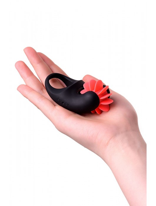 Чёрно-красное эрекционное виброкольцо Erotist - Erotist Adult Toys - в Миассе купить с доставкой