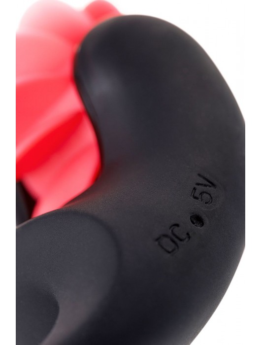 Чёрно-красное эрекционное виброкольцо Erotist - Erotist Adult Toys - в Миассе купить с доставкой