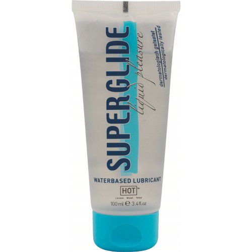 Интимная смазка на водной основе Superglide - 100 мл. - HOT - купить с доставкой в Миассе