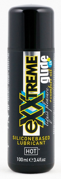 Анальная смазка на силиконовой основе Exxtreme Glide - 100 мл. - HOT - купить с доставкой в Миассе