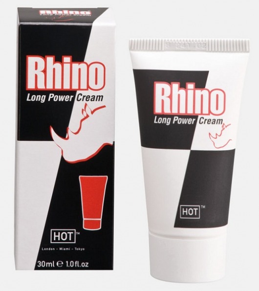 Крем-пролонгатор для мужчин Rhino - 30 мл. - HOT - купить с доставкой в Миассе