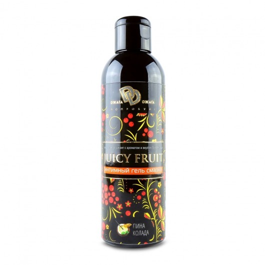 Интимный гель на водной основе JUICY FRUIT с ароматом пина колада - 200 мл. - БиоМед - купить с доставкой в Миассе
