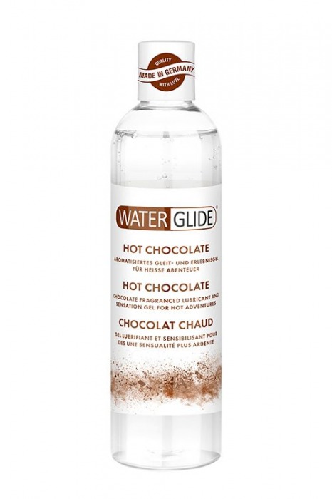 Лубрикант на водной основе с ароматом шоколада HOT CHOCOLATE - 300 мл. - Waterglide - купить с доставкой в Миассе