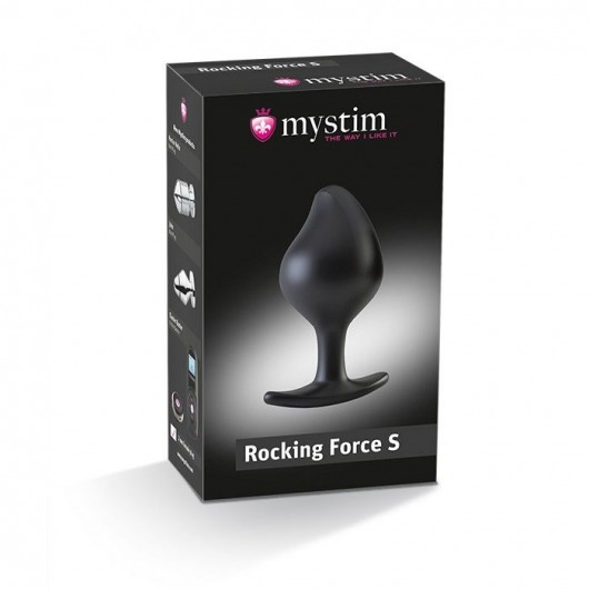 Анальная пробка Rocking Force S для электростимуляции - 9,5 см. - MyStim - купить с доставкой в Миассе