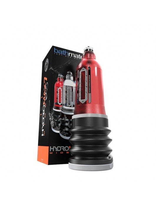 Красная гидропомпа HydroMAX7 Wide Boy - Bathmate - в Миассе купить с доставкой