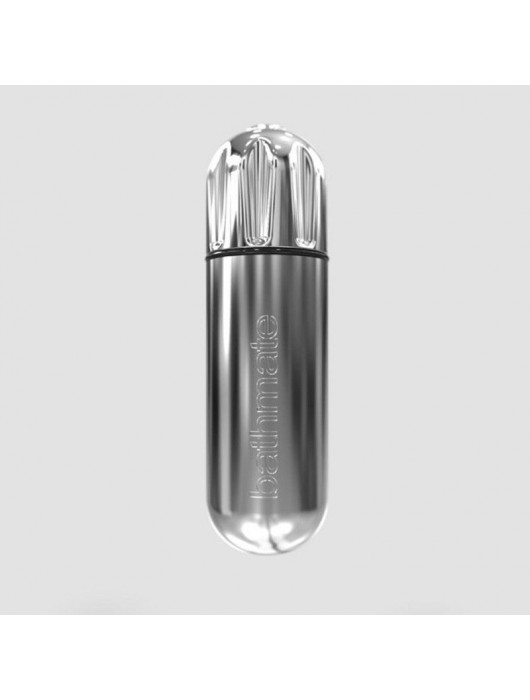 Серебристая перезаряжаемая вибропуля Bathmate Vibrating Bullet Vibe Chrome - Bathmate