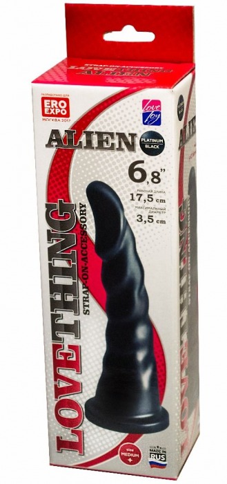 Насадка для трусиков харнесс Alien - 17,5 см. - LOVETOY (А-Полимер) - купить с доставкой в Миассе
