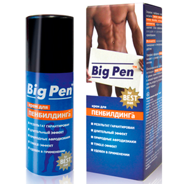 Крем Big Pen для увеличения полового члена - 50 гр. - Биоритм - в Миассе купить с доставкой