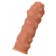 Телесная реалистичная насадка KOKOS Extreme Sleeve 11 с дополнительной стимуляцией - 12,7 см. - KOKOS - в Миассе купить с доставкой