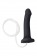 Черный фаллос с имитацией эякуляции Silicon Cum Dildo L - 19,6 см. - Strap-on-me - купить с доставкой в Миассе