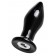 Черная стеклянная вибровтулка - 10,5 см. - Sexus в Миассе Черная стеклянная вибровтулка - 10,5 см. - Sexus