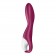 Малиновый вибромассажер для стимуляции G-точки Heated Thrill - 20,6 см. - Satisfyer купить в Миассе с доставкой в Orgasmix.ru Малиновый вибромассажер для стимуляции G-точки Heated Thrill - 20,6 см. - Satisfyer