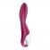 Малиновый вибромассажер для стимуляции G-точки Heated Thrill - 20,6 см. - Satisfyer купить в Миассе с доставкой в Orgasmix.ru Малиновый вибромассажер для стимуляции G-точки Heated Thrill - 20,6 см. - Satisfyer