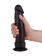 Крупный чёрный фаллоимитатор без мошонки - 20,5 см. - LOVETOY (А-Полимер) купить с доставкой в интернет-магазине Orgasmix в Миассе Крупный чёрный фаллоимитатор без мошонки - 20,5 см. - LOVETOY (А-Полимер)