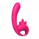Розовый изогнутый вибратор с фрикциями - 19,7 см. - I-MOON купить в Миассе с доставкой в Orgasmix.ru Розовый изогнутый вибратор с фрикциями - 19,7 см. - I-MOON