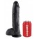 Реалистичный чёрный фаллоимитатор-гигант 10 Cock with Balls - 25,4 см. - Pipedream купить с доставкой в интернет-магазине Orgasmix в Миассе Реалистичный чёрный фаллоимитатор-гигант 10 Cock with Balls - 25,4 см. - Pipedream